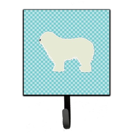 Carolines Treasures Komondor Checkerboard Blue Leash or Key Holder BB3755SH4